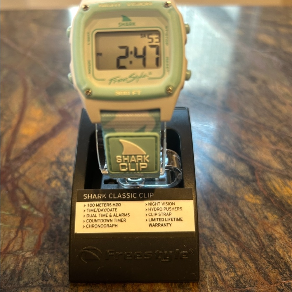 Freestyle Shark Clip Watch - Light Blue